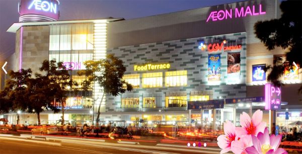 khu trung tâm thương mại Aeon Mall Tân Phú