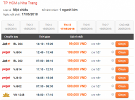 Đặt vé máy bay Vietjet Air qua mạng